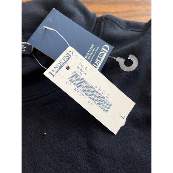 Lands’ End Misses black Feminine turtleneck long sleeved shirt size Large - Picture 4 of 5